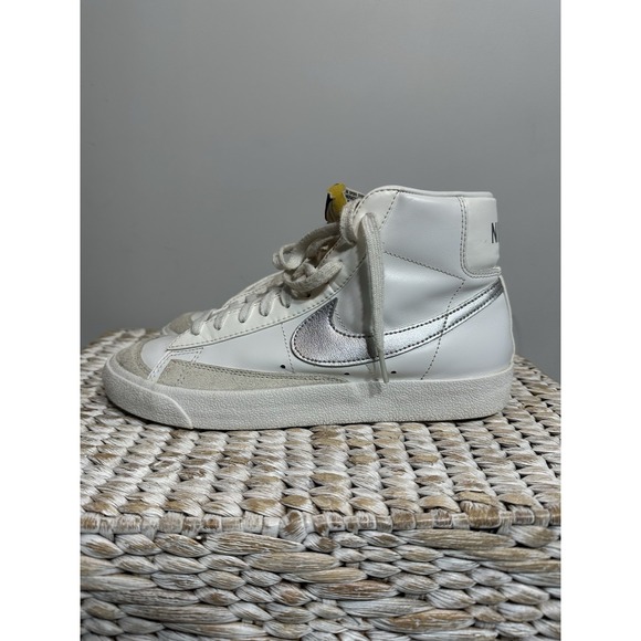 Nike Shoes - Nike Blazer Mid '77 Vintage White Silver Sneakers CZ1055-112 Women's Size 9.5